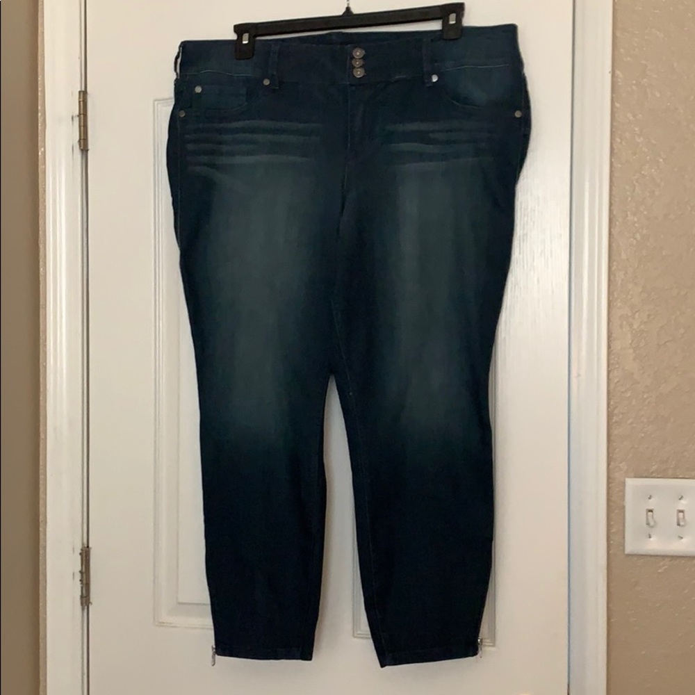Torrid stilleto zip jeggings